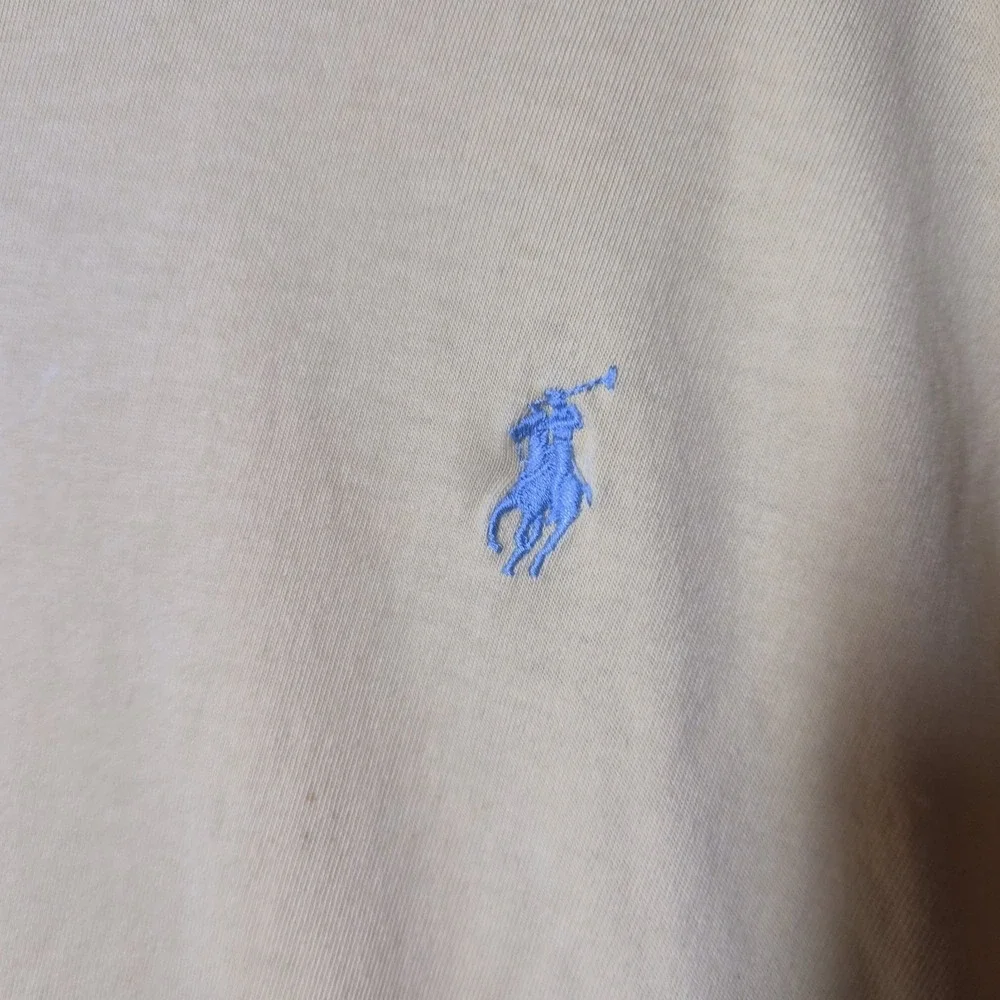 Ralph Lauren T Shirt Yellow Size‎ XL Blue Pony Logo Casual